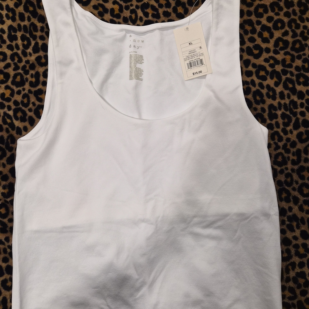 A New Day Women's Classic White Tank Top